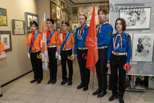 Открытие выставки работ  художника-иллюстратора Евгении Ивановны Стерлиговой _DSC5989